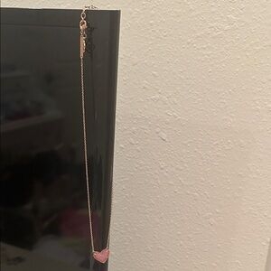 Kendra Scott Ari Pink Heart Necklace